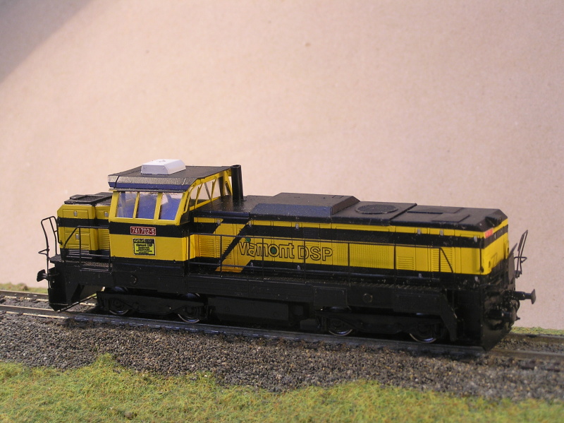 Motorová lokomotiva 741 702-5 O maketa