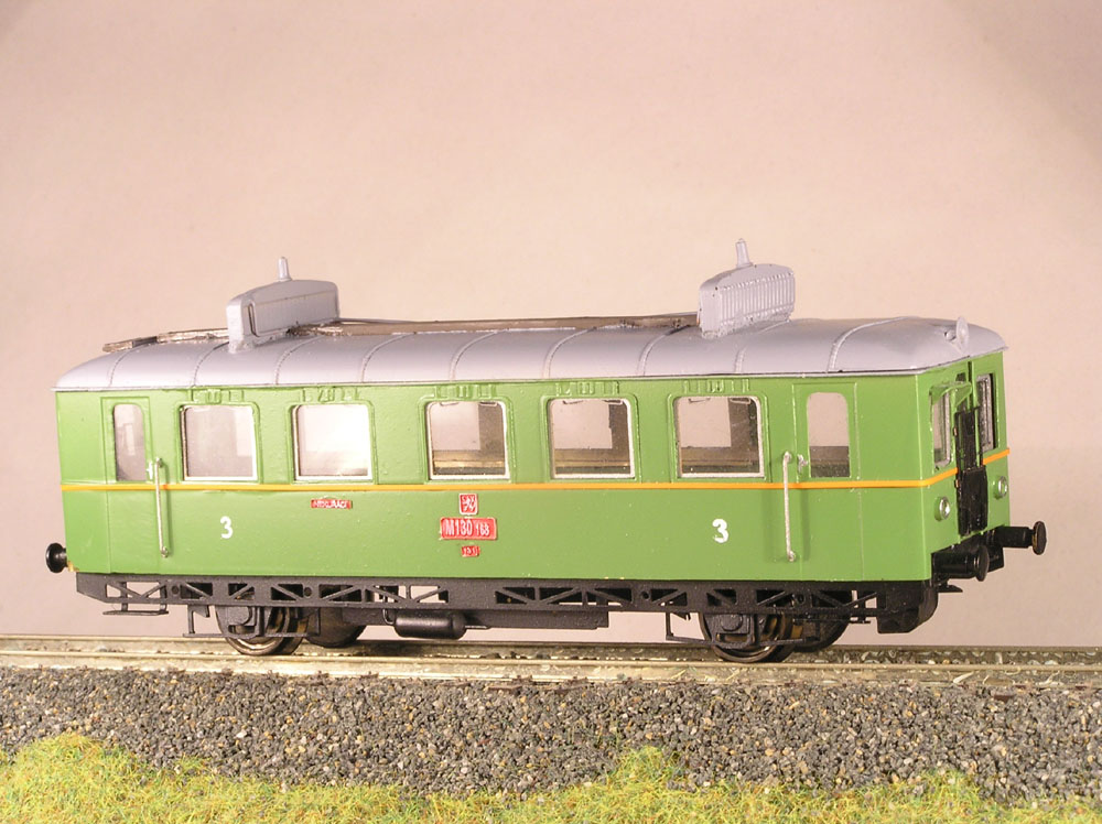 Motorový vůz M130.168 HO maketa