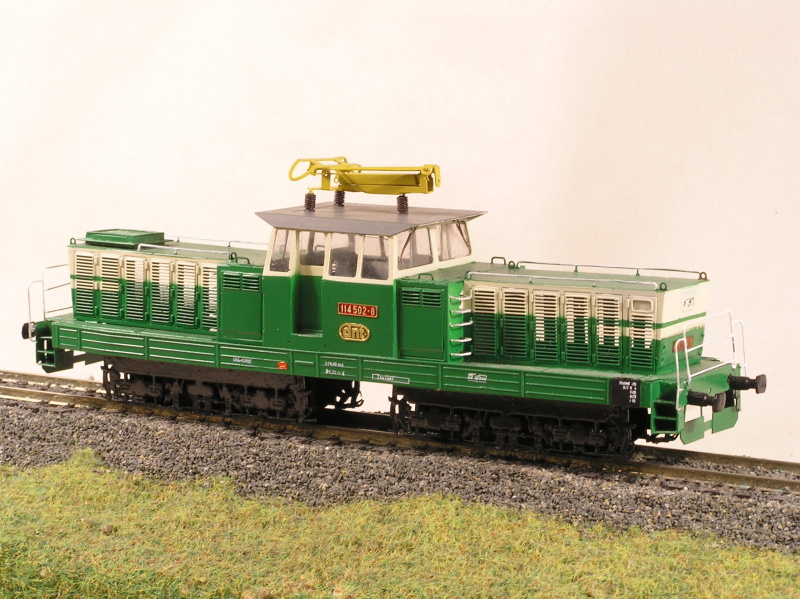 Elektrická lokomotiva 114.502-8 TT maketa
