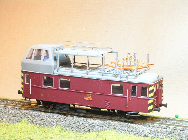 Motorový vůz M131.2053 HO maketa