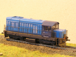 Motorová lokomotiva 742 077-1 TT maketa
