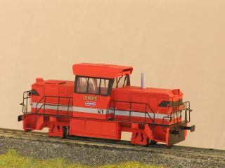 Motorová lokomotiva 719 001-5 HO maketa 