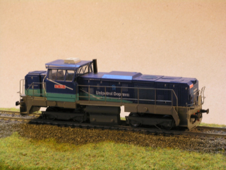 Motorová lokomotiva 741 701-7 TT maketa 
