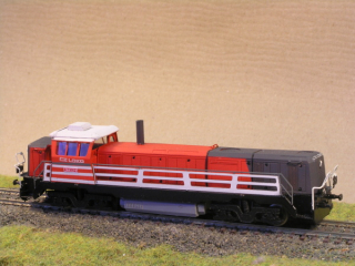 Motorová lokomotiva 744 001-9 TT maketa 
