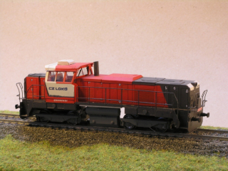 Motorová lokomotiva 742 705-7 TT maketa 