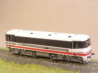 Motorová lokomotiva T658 001 TT maketa 