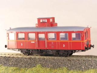 Motorový vůz M120.466 HO maketa