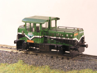 Motorová lokomotiva 704 554-5 HO maketa 