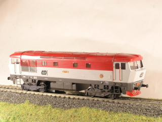 Motorová lokomotiva 749 107-9 HO maketa 