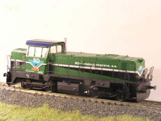 Motorová lokomotiva 724 706-7 HO maketa 
