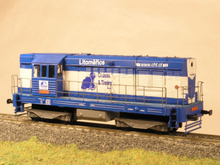 Motorová lokomotiva 740 721-6 HO maketa 