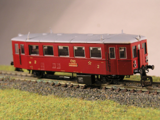 Motorový vůz M131.1340 N maketa