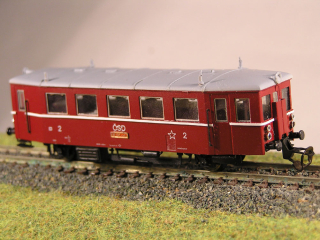 Motorový vůz M131.1340 TT maketa 
