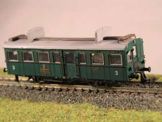 Motorový vůz M130.142 N maketa
