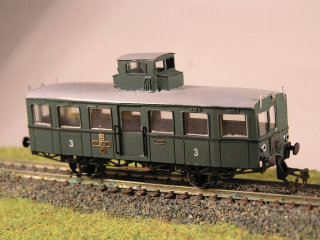 Motorový vůz M120.466 TT maketa 
