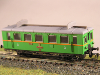 Motorový vůz M130.168 N maketa