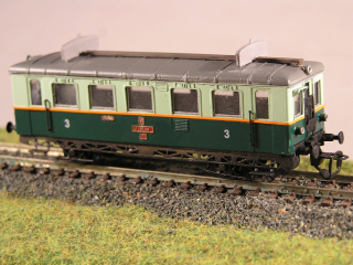 Motorový vůz M130.168 TT maketa