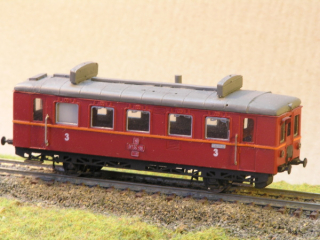 Motorový vůz M130.168 TT maketa
