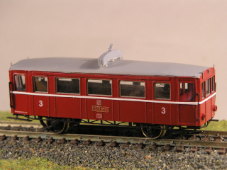 Motorový vůz M120.203 N maketa