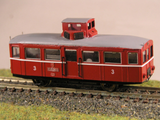 Motorový vůz M120.306 N maketa