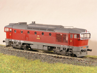 Motorová lokomotiva T478.3347 TT maketa 