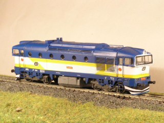Motorová lokomotiva 754 060-2 N maketa 