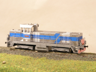 Motorová lokomotiva T419 1502 N maketa
