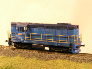 Motorová lokomotiva 742.503-6TT maketa 