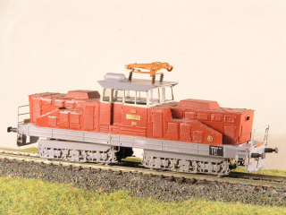 Elektrická lokomotiva S458.0031 TT maketa