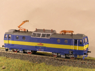 Elektrická lokomotiva ES499.1015 TT maketa