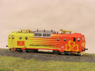 Elektrická lokomotiva 362.166-1 TT maketa