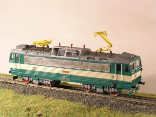 Elektrická lokomotiva 163.027-6 TT maketa