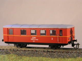 Přívěsný vůz CDFlm 35 TT   