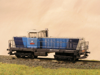 Motorová lokomotiva 714 222-7 N maketa 