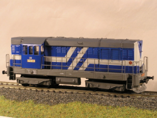 Motorová lokomotiva 742 007-8 TT maketa