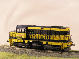 Motorová lokomotiva 741 505-2 TT maketa