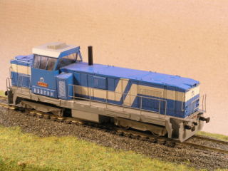 Motorová lokomotiva 736 003-5 TT maketa 