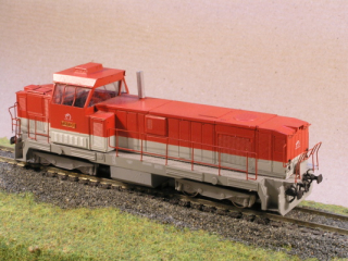 Motorová lokomotiva 736 103-3 TT maketa 