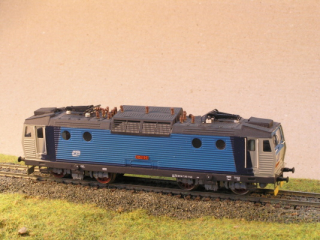 Elektrická lokomotiva 363 116-6 TT maketa 