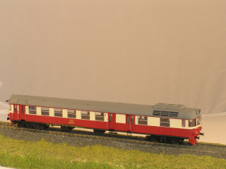 Motorový vůz M296.1010 ČSD HO maketa