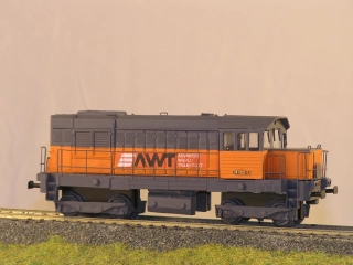Motorová lokomotiva 740 424-7 N maketa 